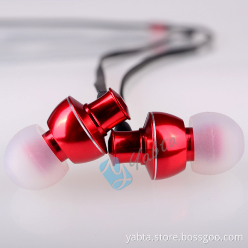 Yabta Noodle Flat Wire Metal Earphone, Heavy Bass Sound In-Ear Headphone